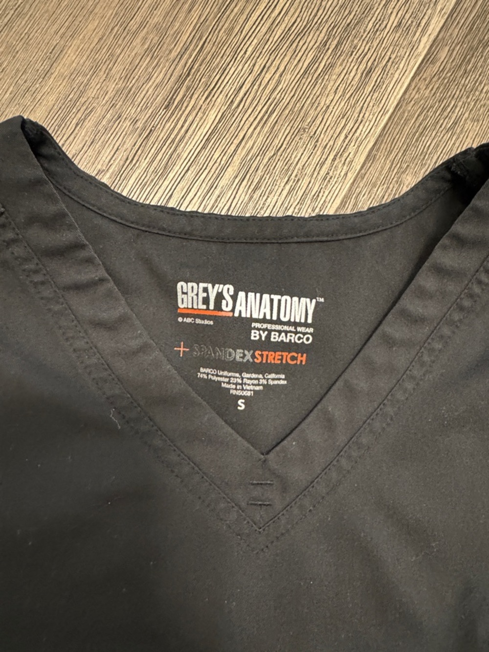 Grey's Anatomy  Black Cargo Scrub Pants - Picture 6 of 6